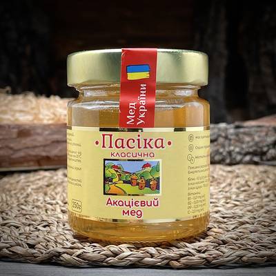 Акациевый мед Пасiка 250 гр.