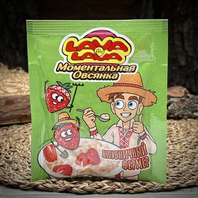 Моментальная овсяная каша Клубничный фермер