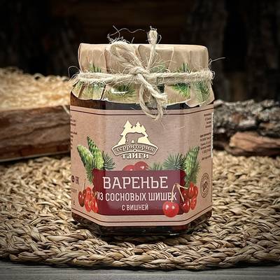 Варенье из сосновых шишек с вишней Территория Тайги