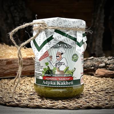 Аджика «Кахети» Mimino с зеленым и острым перцем