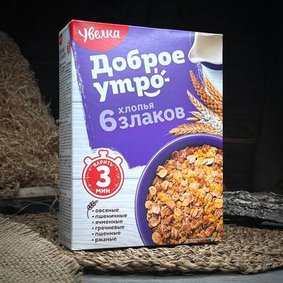 Хлопья шесть злаков "Увелка"