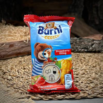 Merendina con ripieno alla fragola "Barni"