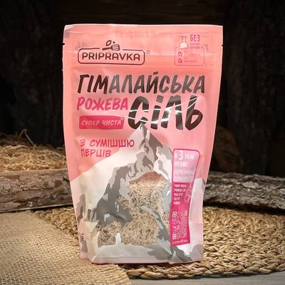 Гималайская розовая соль со смесью перцев "Pripravka"