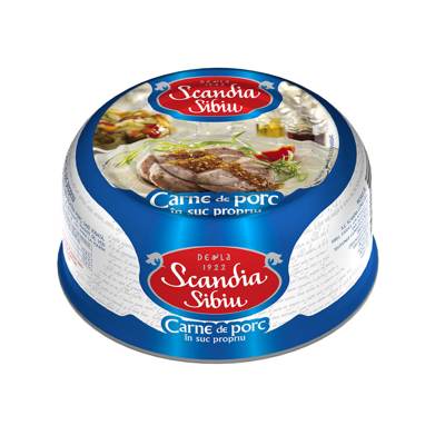Свинина конс. Scandia (Carne de porc în suc propriu)