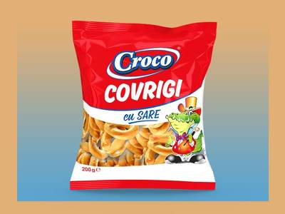 Соломка-кренделя Croco (Covrigei sărați)