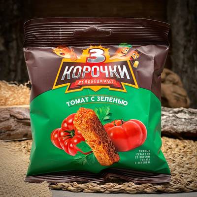 Crostini gusto pomodoro ed erbe 3 Korochki