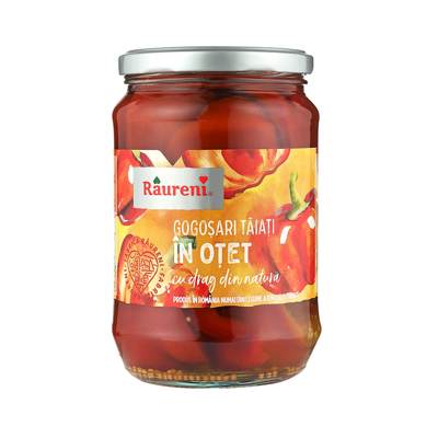 Гогошары в уксусе Râureni (Gogoșari în oțet)
