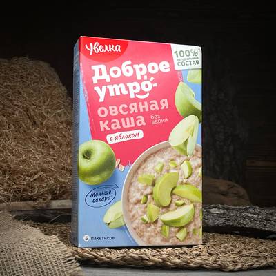 Овсяная каша с яблоком "Увелка"