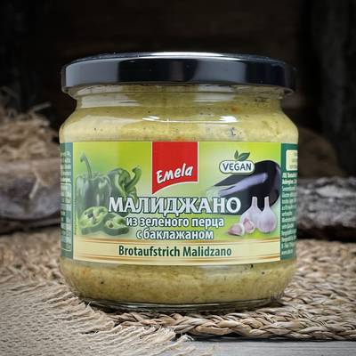 Маліджано із зеленого перцю з баклажаном «Ємеля»