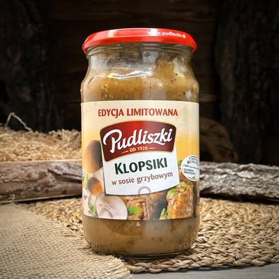 Polpette in salsa di funghi Pudliszki