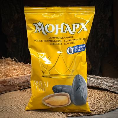 Жареные чёрные семечки "Монарх"