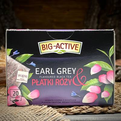 Tè nero ai petali di rosa "Big Active"