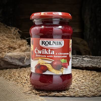 Zuppa di barbabietole con rafano Rolnik