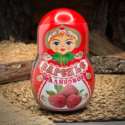 Малиновое варенье "Матрешка"