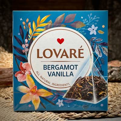 Miscela di te nero "Bergamot Vanilla Lovare"