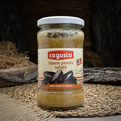 Салат із запечених баклажанів «Cegusto»