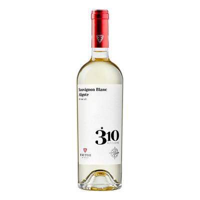 Вино белое сухое 310 Altitudine Sauvignon Blanc Aligote, Fautor 0,75 л