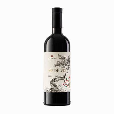 Вино красное сухое Vie de Vis Merlot, Fautor 0,75 л