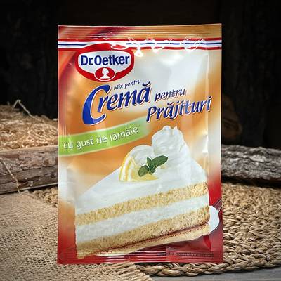 Крем-порошок для выпечки со вкусом лимона "Dr. Oetker"