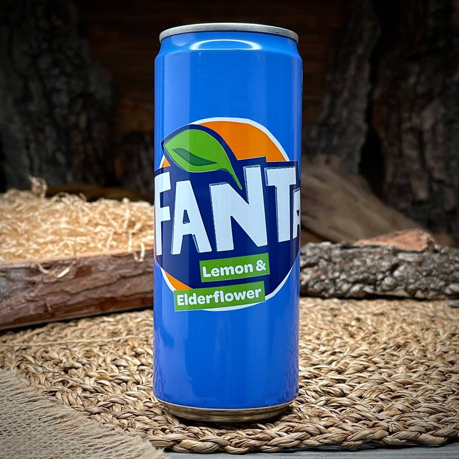 Газированный напиток со вкусом лимона и бузины "Fanta" — фото 1