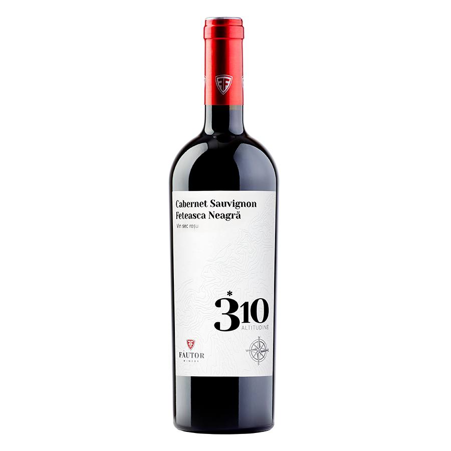 Вино красное сухое 310 Altitudine Cabernet Sauvignon Feteasca Neagra, Fautor 0,75 л — фото 1