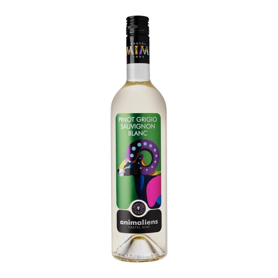 Вино белое сухое AnimAliens Pinot Grigio Sauvignon Blanc, Castel Mimi 0,75 л — фото 1