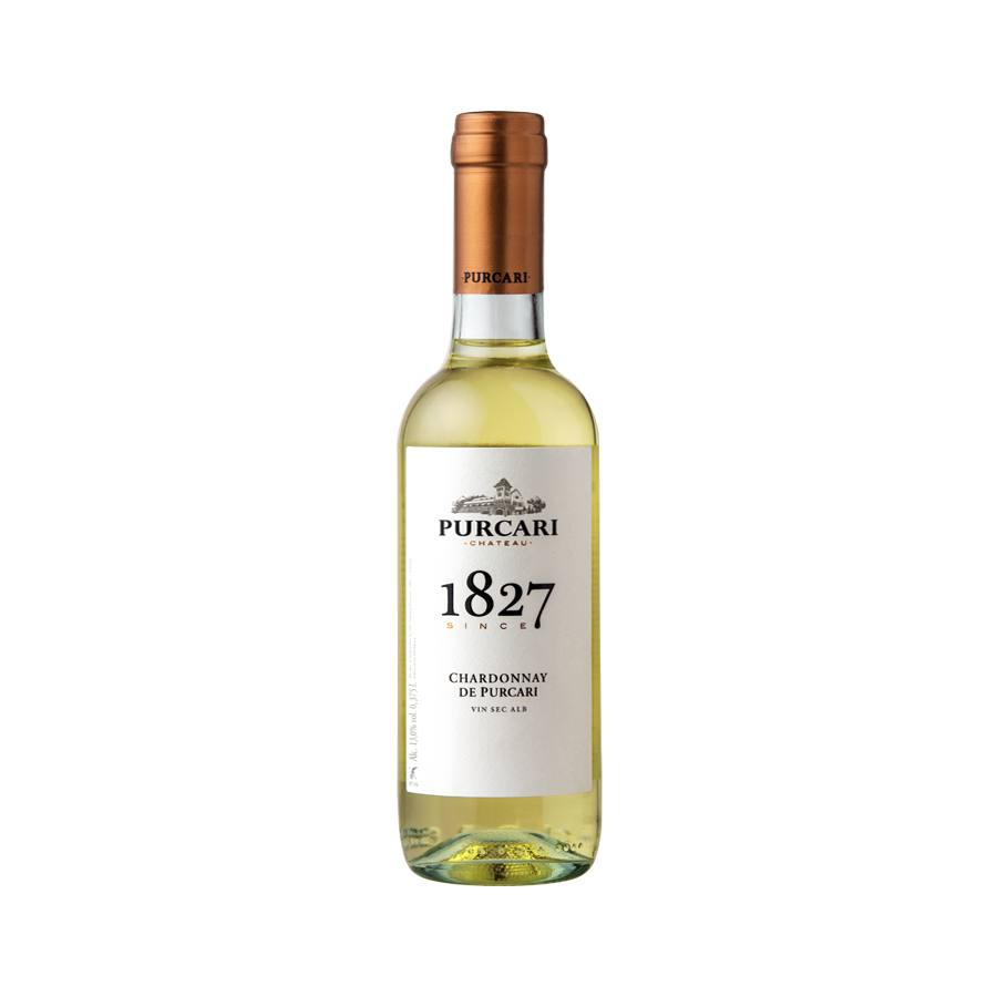 Вино белое сухое Chardonnay de Purcari 0,375 л — фото 1