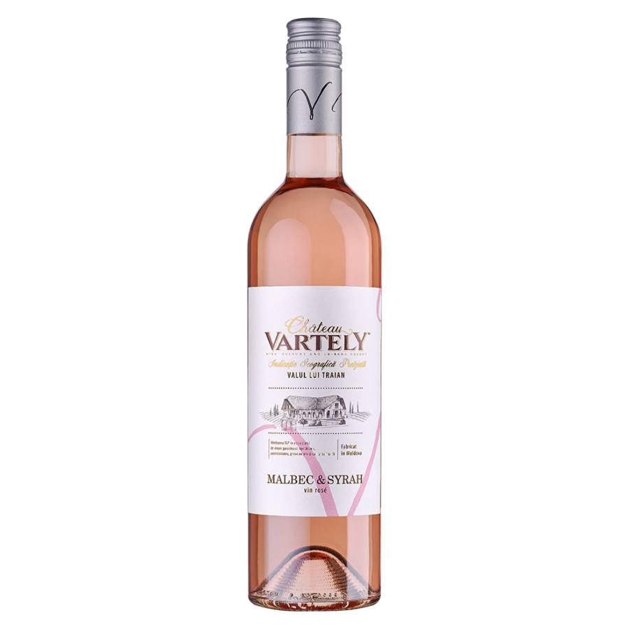 Вино розовое сухое IGP Malbec Syrah Rosé, Château Vartely 0,75 л — фото 1