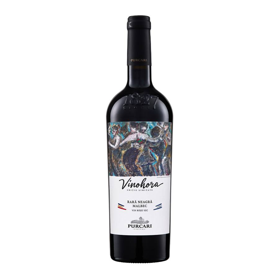 Вино красное сухое Vinohora Rara Neagra & Malbec, Purcari 0,75 л — фото 1