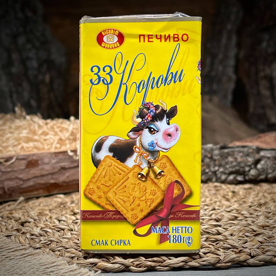 Печенье со вкусом сырка "33 коровы" — фото 1