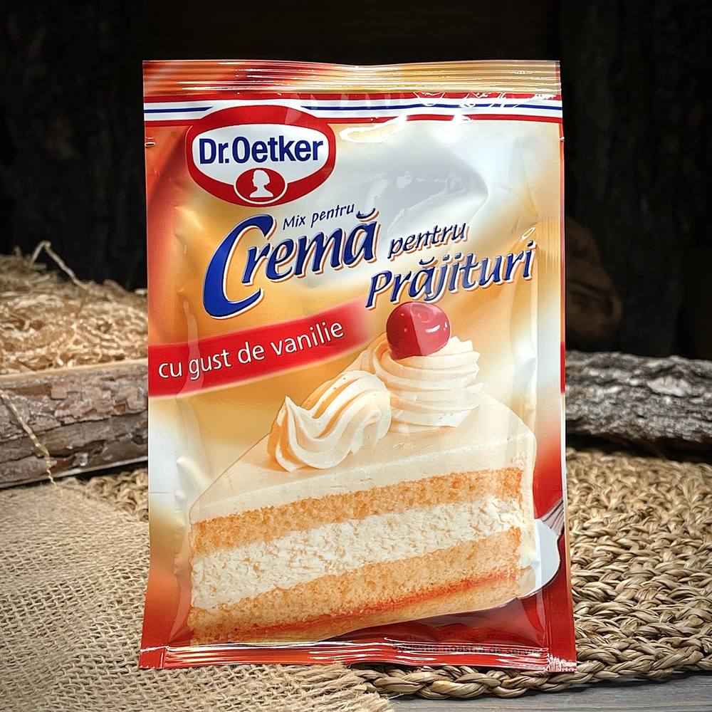 Крем-порошок для выпечки с ванилином "Dr. Oetker" — фото 1