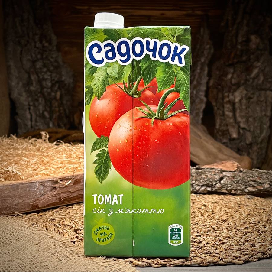 Томатный сок "Садочок" — фото 1
