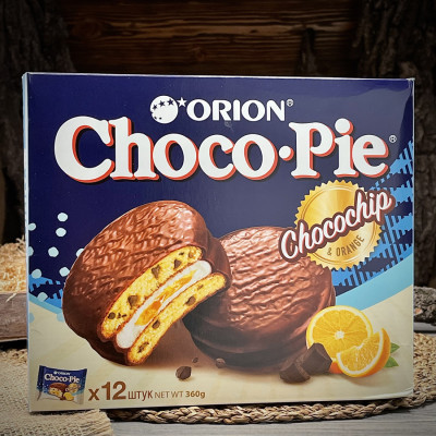 Choco Pie Шоколадная крошка и апельсин