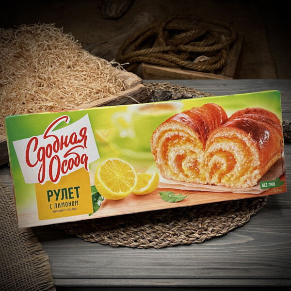 Рулет с лимоном Сдобная Особа